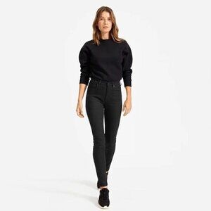 NWT Everlane The High Rise Skinny Jean in Black - Size 30